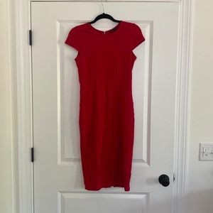 Nordstrom Red Midi Dress
